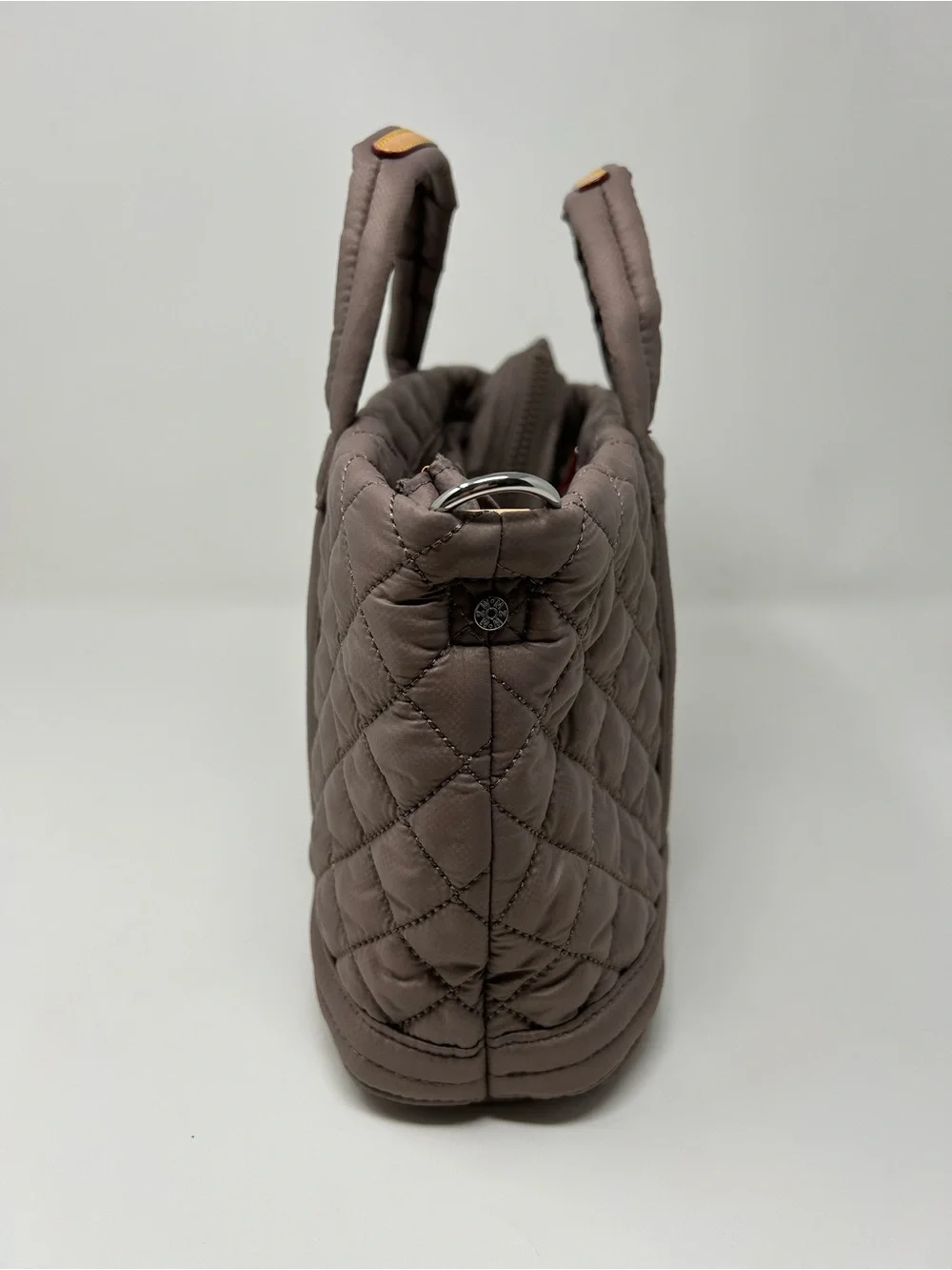 Mauve Metro Utility Crossbody Bag & Flat Metro Key Card Pouch Set